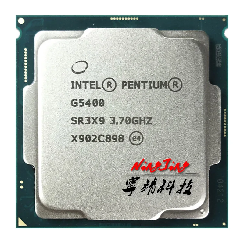 Intel Pentium G5400 3,7 ГГц двухъядерный четырехъядерный процессор 4M 54W LGA 1151