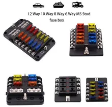buy waterproof fuse box and get free shipping on aliexpress com Lincoln Town Car Fuse Box Diagram wupp car fuse box 12 way 10 way 8 way 6 way m5 stud independent positive