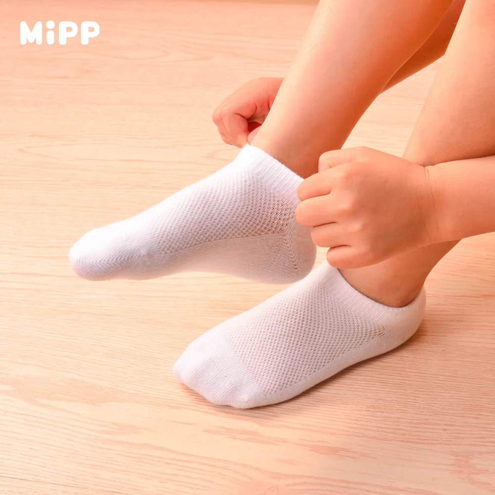 5 Pairs/lot Baby Socks Summer spring and autumn Mesh sports Cotton Kids