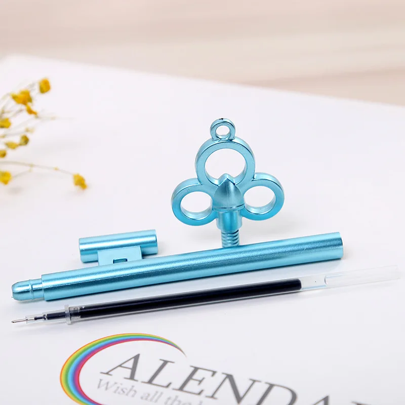 2 шт креативный ключ моделирующий гель ручки винтажные 0,5 мм Kawaii школьные канцелярские принадлежности Детские Подарки Новинка офисные школьные принадлежности