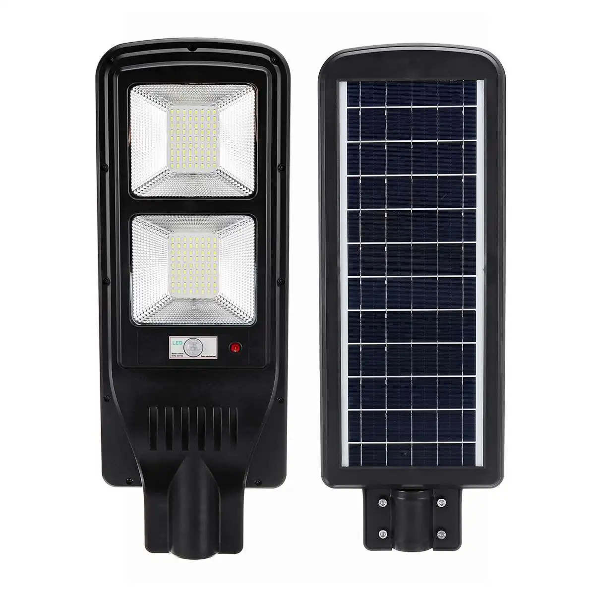 

New 120W LED Solar Street Light 144 LED Lamp Light Radar PIR Motion Sensor Wall Timing Lamp Waterproof for Plaza Garden Yard