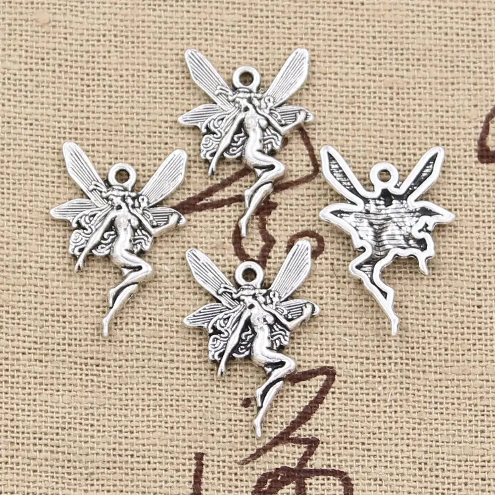 

12pcs Charms angle 27x16mm Antique Making pendant fit,Vintage Tibetan Silver,DIY bracelet necklace