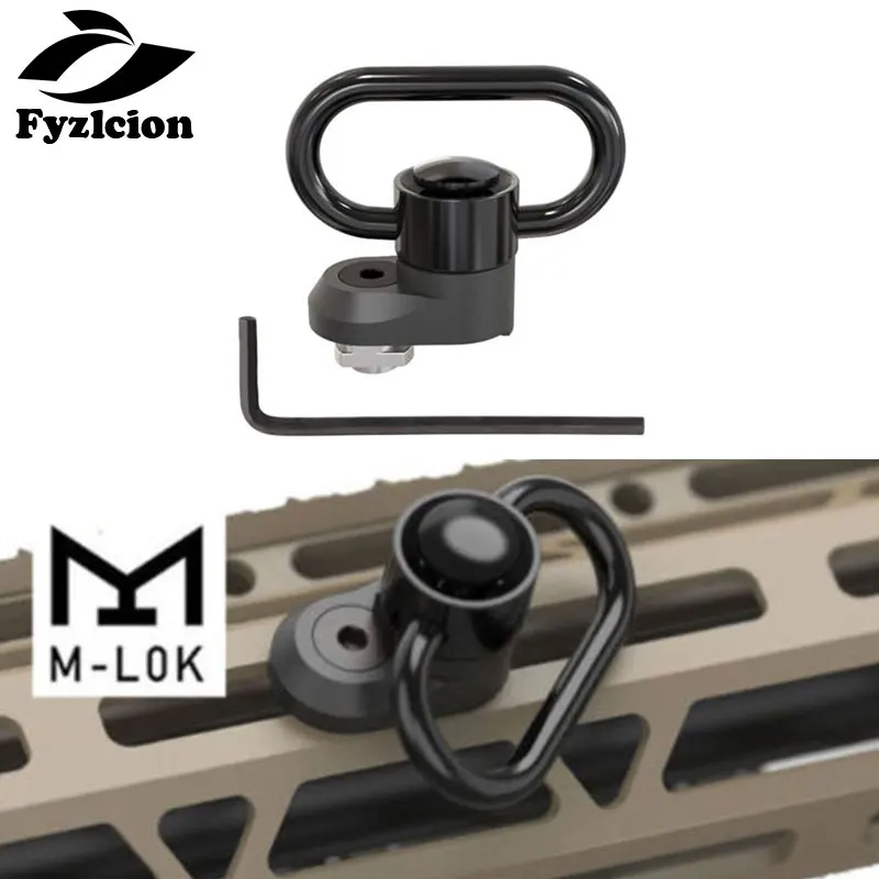 

Hunting accessories M-lok QD Sling Mount Sling Swivel 1.25 Inch Adapter Attachment For MLOK Rail