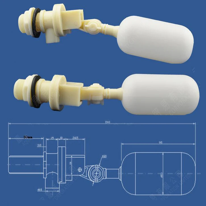 

1/2" 3/4" Float Valve for HydroLogic, Tanks, Water Trough Horse Cattle Auto Filler Livestock Drinker Bowl, Trough Dog