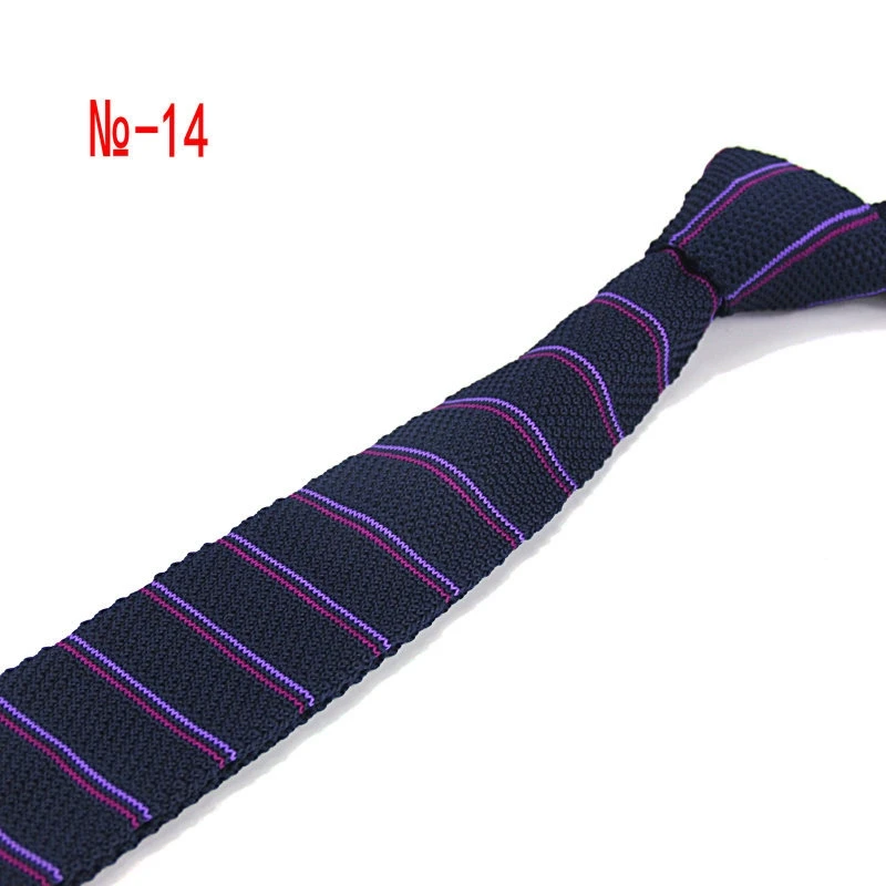 Модный мужской вязаный галстук, Новый Повседневный плотный Свадебный галстук для вечеринок