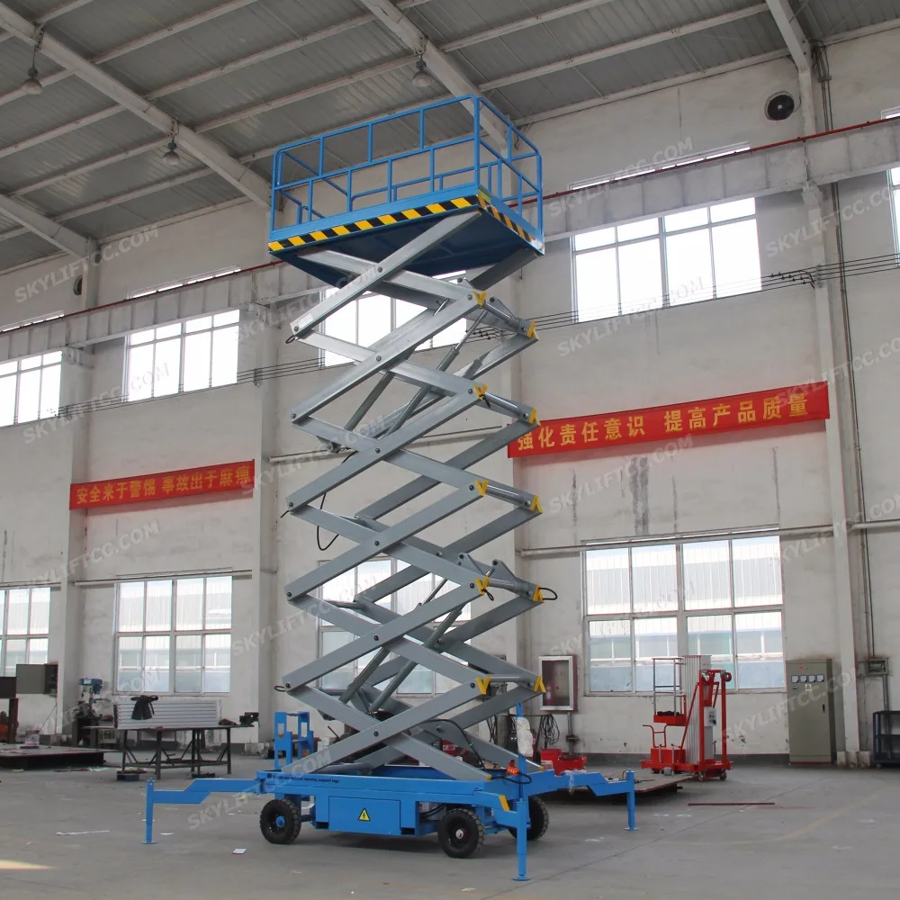 

16m aerial working scissor lift elevator