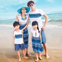2017 roupas matching mother daughter clothes moleton father and son suits mom and daughter dress mae e filha camisetas casual