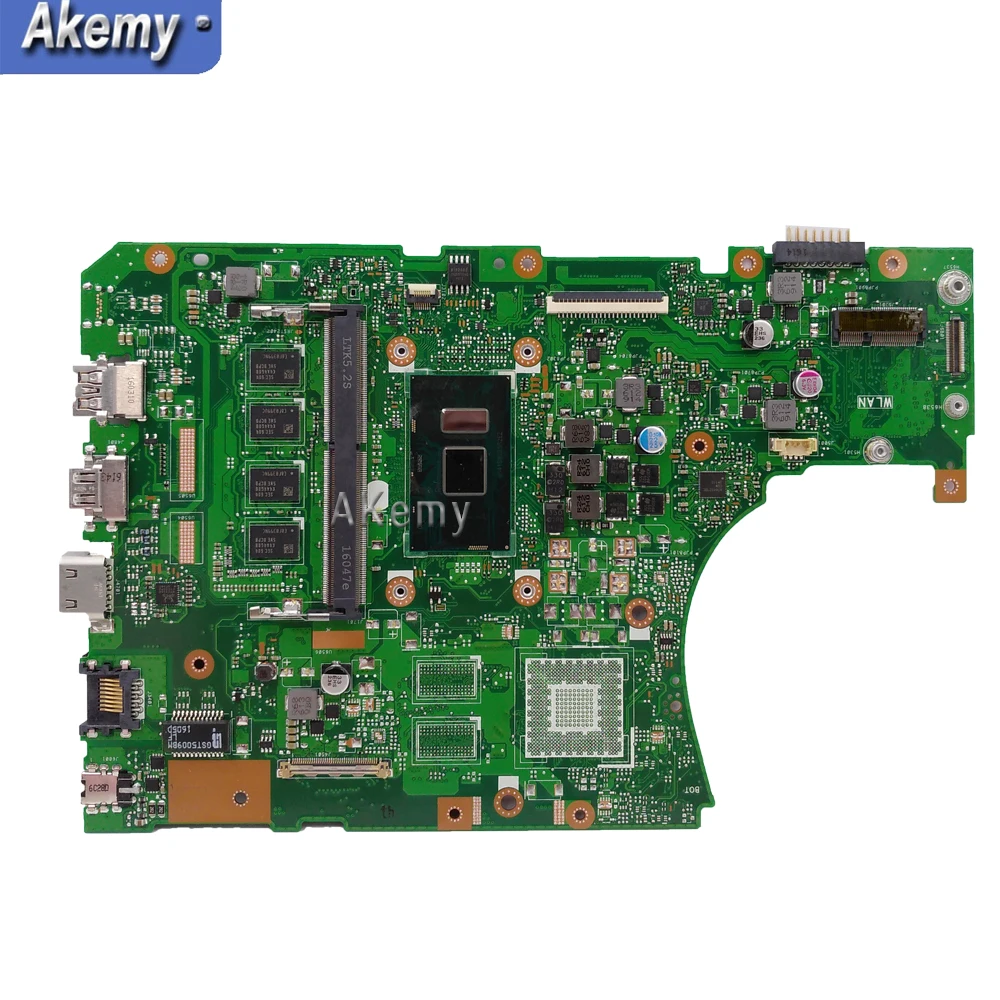 X556UAM Материнская плата ноутбука DDR4 8 Гб Оперативная память I5-6200U для ASUS X556U X556UJ X556UB X556UF X556UV X556UQ X556UQK материнская плата Тесты ОК