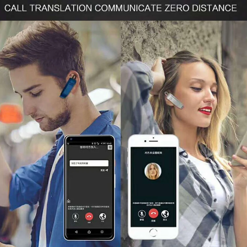 Смарт голосовой ПЕРЕВОДЧИК 16 языков мгновенный перевод наушников беспроводной Bluetooth переводчик наушники бизнес голосовой переводчик