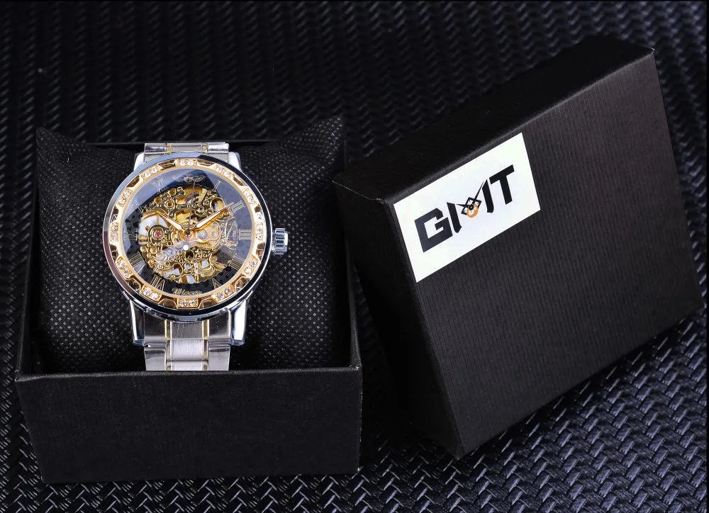 HTB1XRz3aoLrK1Rjy0Fjq6zYXFXau Winner Transparent Fashion Diamond Luminous Gear Movement Royal Design Men Top Brand Luxury Male Mechanical Skeleton Wrist Watch