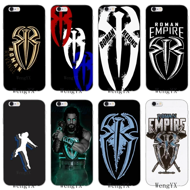 roman reigns logo spider wrestling soft case for huawei honor 4c 5c