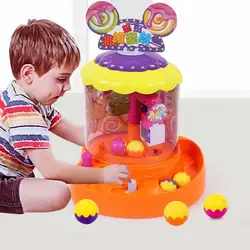Мини-игры, в которых используются монеты аркадная игра машина очки-детский подарок на Рождество электронная музыка коготь крана мяч Catcher