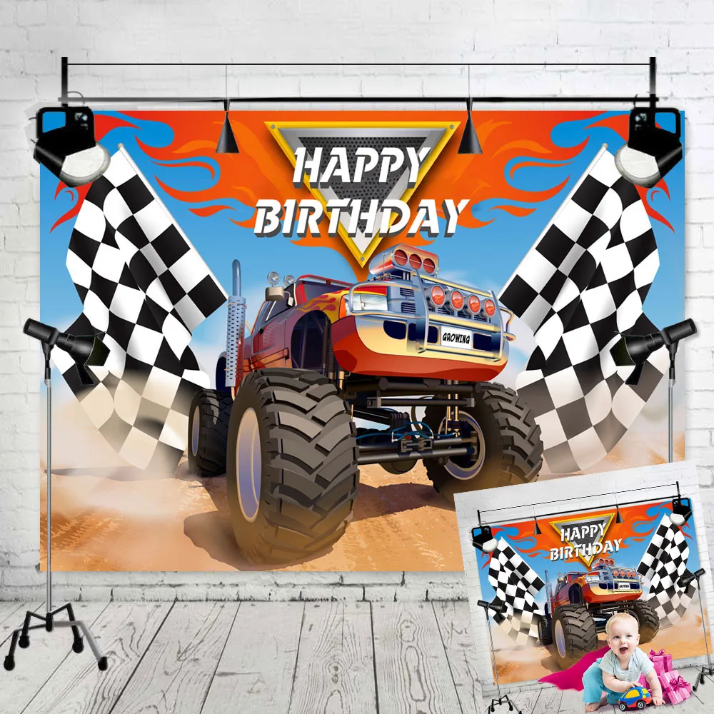 Monster Truck украшение для торта на день рождения тему &quotЛошадки карусели&quot Вечерние