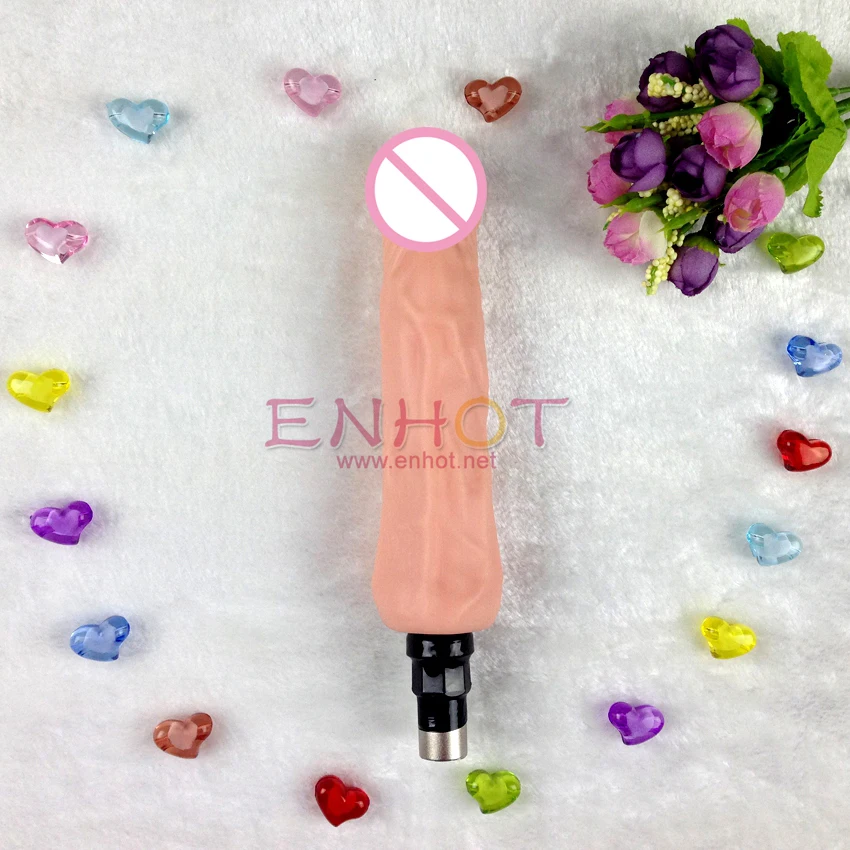 big size soft dildo with high-elastic keel Sex machine attachment sex toy simulation dildo for love machine ENHOT-C-33
