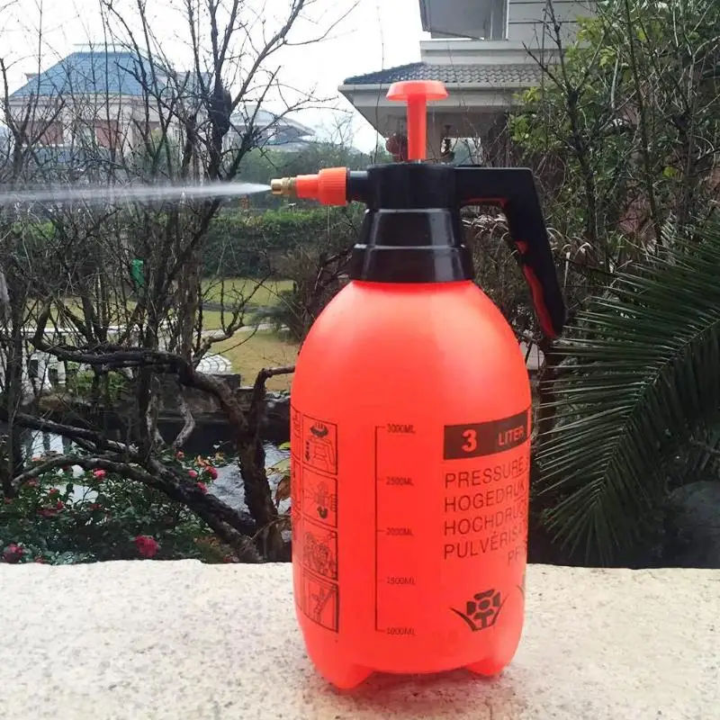 Garden Pressure Trigger Sprayer Bottle Adjustable Copper Nozzle Head Manual Air Compression Pump Spray Tool Plant Watering Can