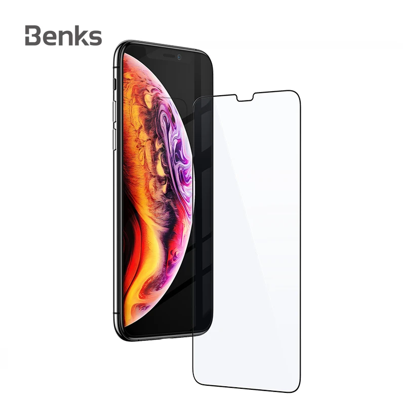

Benks DR sapphire tempered glass film screen protector Mohs scale of hardness 9H for iPhone X Xs Max