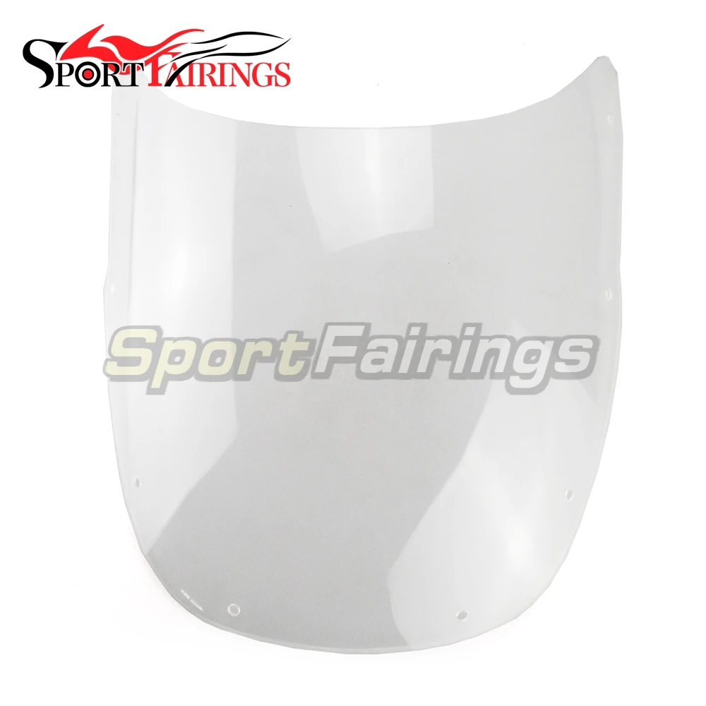 

Motorcycle Parts ABS Plastics Double Bubble Fairing Part Clear Windshield For Kawasaki ZX6R 1994 1995 1996 1997 Windscreen
