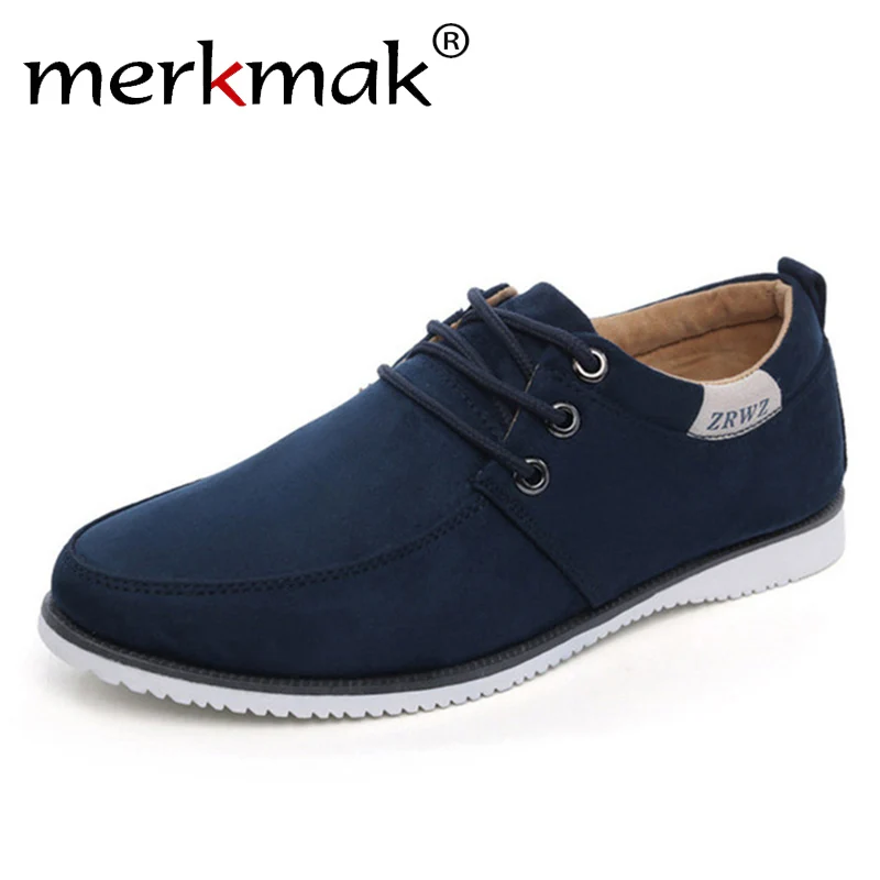 Prix Nouveau 2018 Automne Printemps Hommes Chaussures Casual Loisirs Mâle Chaussures De Mode Hommes Appartements En Daim En Cuir Plat Chaussures Hommes Confortable chaussures