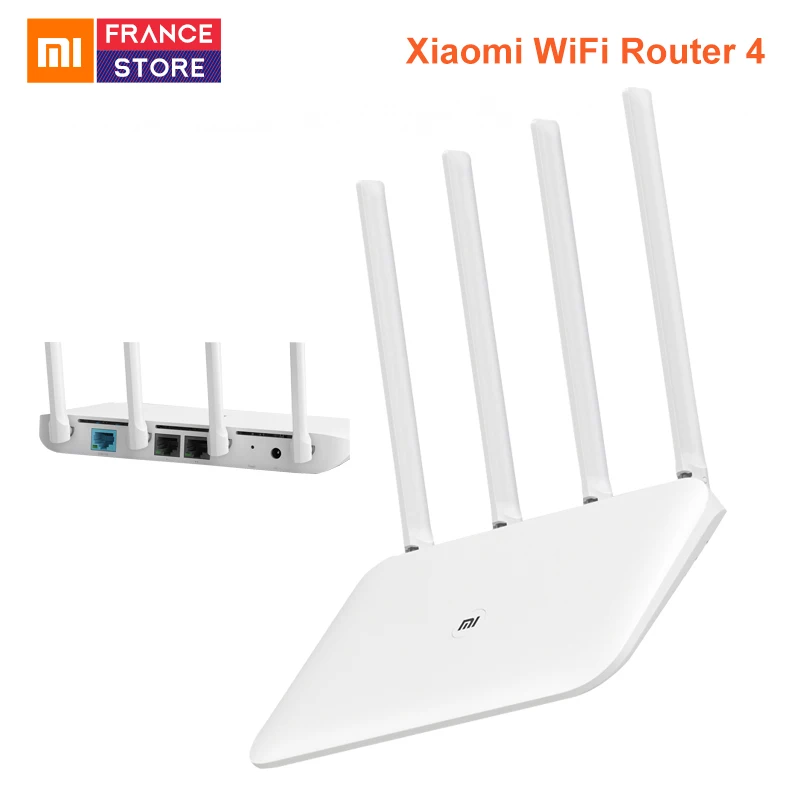 Original Xiaomi Mi WiFi Router 4 WiFi Repeater 2.4G 5GHz 128MB DDR3-1200 Dual Core 880MHz APP Control Wireless Router 3 Upgrade