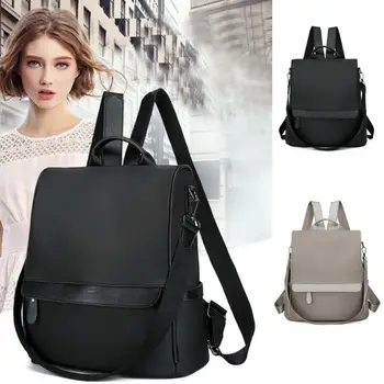 

Unisex Backpack Purse Anti-Theft Rucksack Waterproof Oxford Cloth School Bag