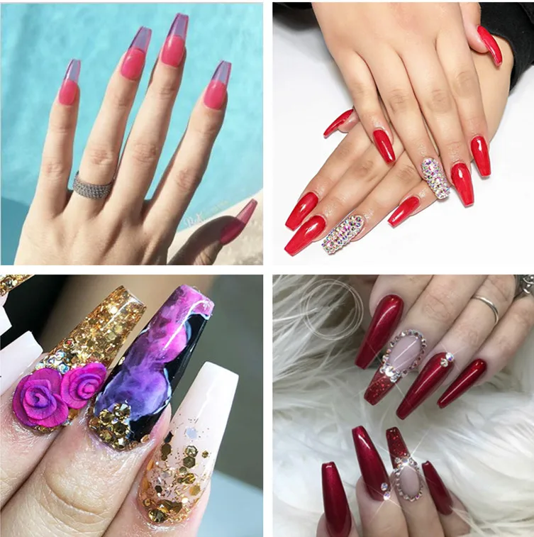 24pcs-Set-European-Long-Ballerina-Fake-Nails-Pre-designed-Pink-Blue-Coffin-Shaped-False-Nails-Natural_