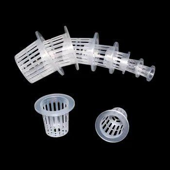 

PVC Mesh Pot Hydroponic Nursery Net Cup Basket Garden Soilless cultivation equipment Aeroponic Plant Pots 2 Pcs