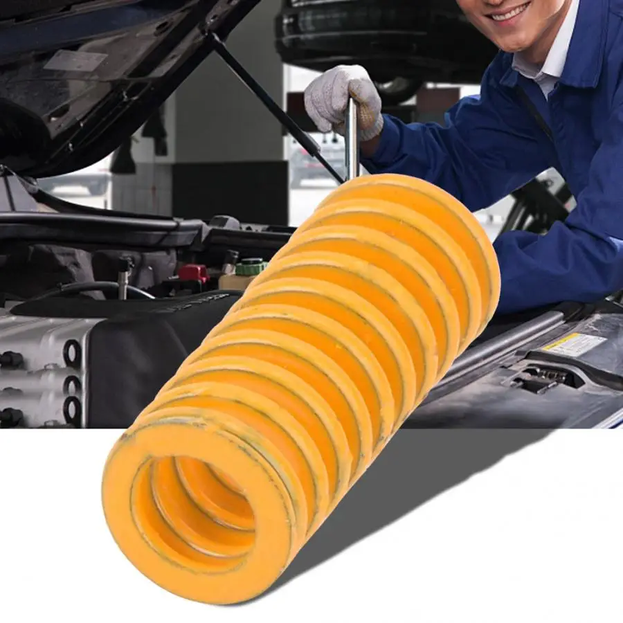 

2Pcs High Accuracy Steel Yellow Mold Coil Spring For Stamping Metal Dies Mould Coil Spring