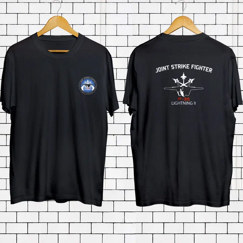 2019 F-35 F 35 Lightning Ii Joint Strike Fighter Combat Aircraft Army Military Black T Shirt Tee Shirt