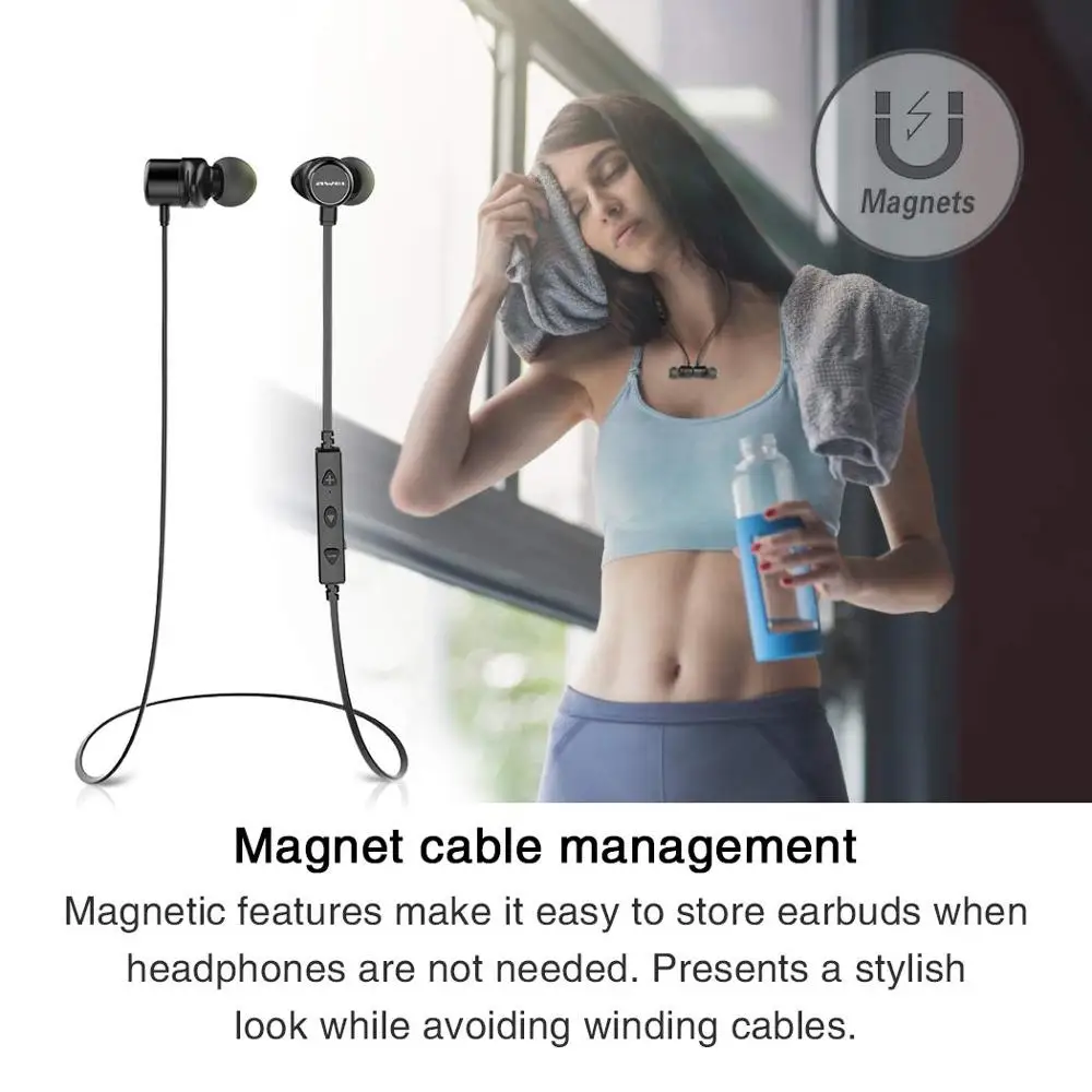 Оригинальные беспроводные наушники вкладыши AWEI WT20 Bluetooth Hi Fi стерео звук