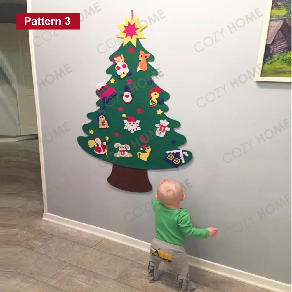 aliexpress com buy 2017 new kids diy felt christmas tree aliexpress com buy 2017 new kids diy felt christmas tree