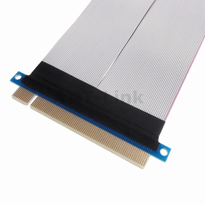 Кабель расширения PCI Express 16X кабель штекер гнездо PCIe x16 карта ленточный удлинитель