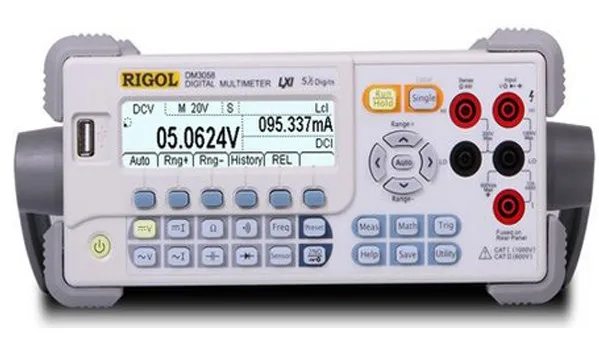 

Fast arrival Rigol DM3058E DCV True RMS 5 1/2 240K Counts Bench Digital Multimeter DMM V/A Ohm Cap. Fre. Period USB