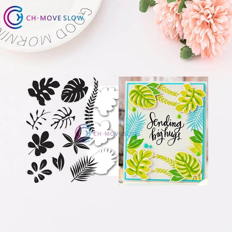 

CH TROPICAL LEAVES Metal Cutting Dies For Scrapbooking DIY Cards Album Decoration Stencil Paper Craft Handmade Album Cards
