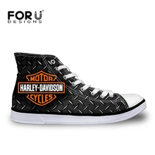 FORUDESIGNS Женщин Высокий Верх Вулканизированной Обувь Женская Мода Повседневная шнуровке Высокой верхней Холст Обувь для Женщин Дамы студенты Квартиры