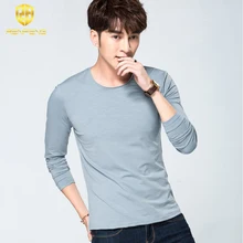 Высокое Качество Бамбук зимний Термальность нижнее белье Мужской, с длинными рукавами, топ, футболка на основе майки сжатия Мужская одежда для фитнеса