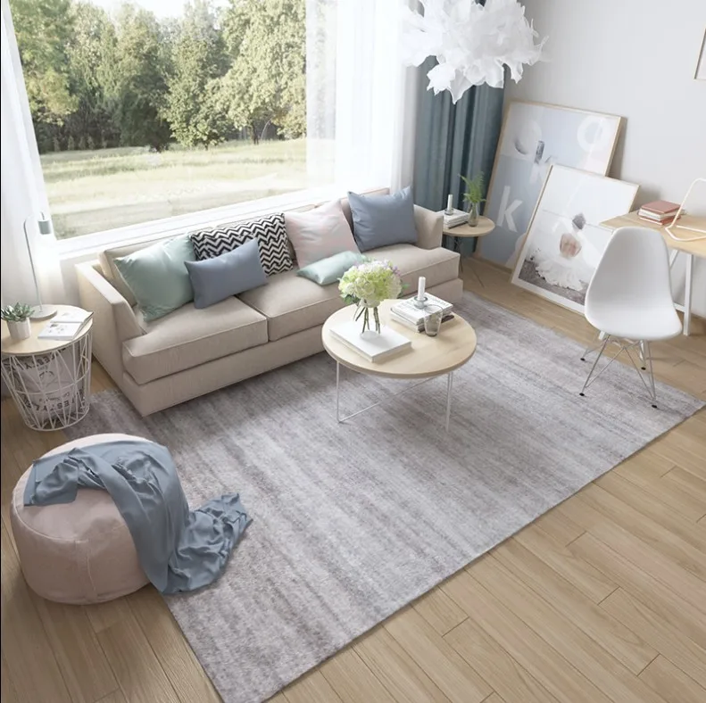 

INS Nordic Simple Carpets For Living Room Home Bedroom Rugs Carpets Fashion Music Floor Mat Coffee Table Area Rug Soft Velvet