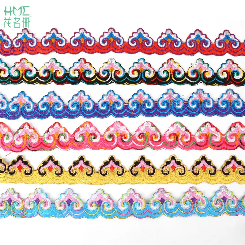 3cm 4m/str Beautiful Lace Ribbon DIY Embroidery Lace Cotton Fabric Lace For Trim Jewelry Clothing Accessories Sewing Craft