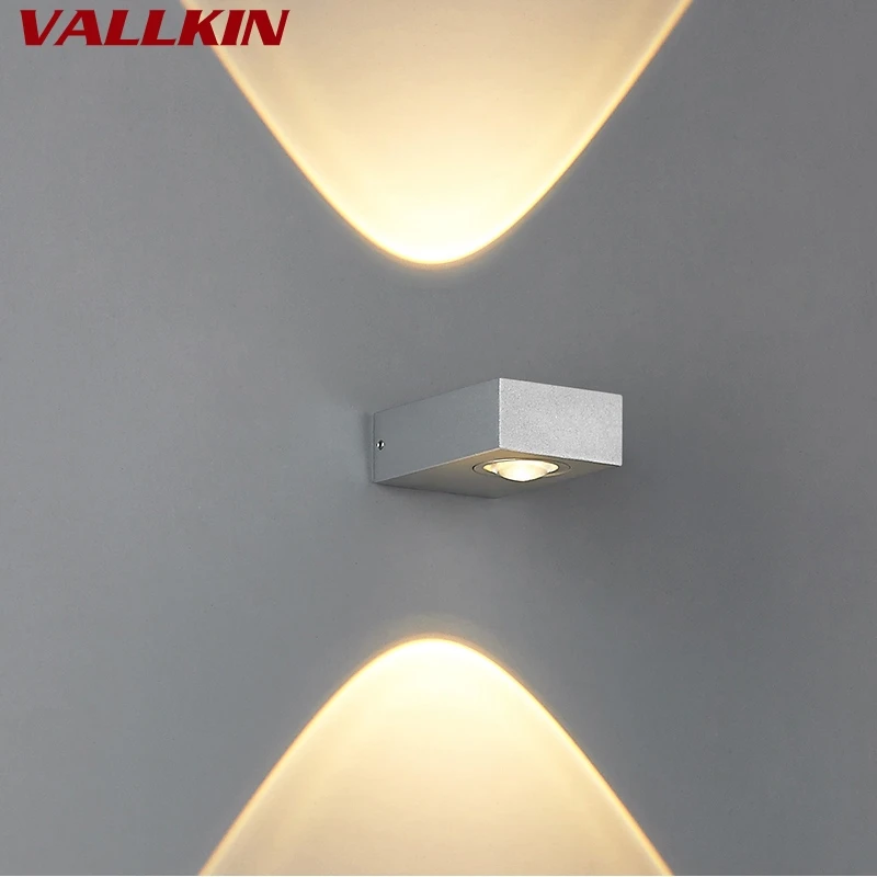 Fashion Cube Led Wall Lamp 6w Ac110v 220v Home Decorate Sconce