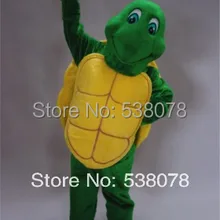 Зеленый черепаха костюм талисмана взрослый школьный представление вечерние Карнавальная тема Mascotte Fit маскарадный костюм SW920