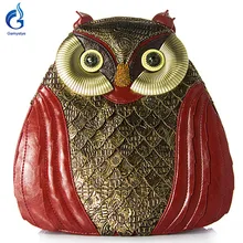 Gamystye 2016 femmes hibou style sacs D’épaule Sac ART sacs pour fille Rétro À La Main Bolsa Feminina Dames hibou style sacs noir