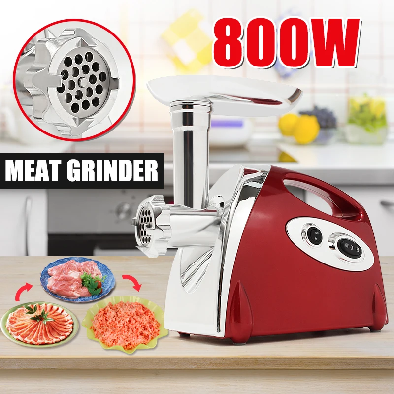 800W 220-240V Electric Meat Grinder Stirring Mixing Machine 2 Colors EU Plug Kitchen Appliances Blenders