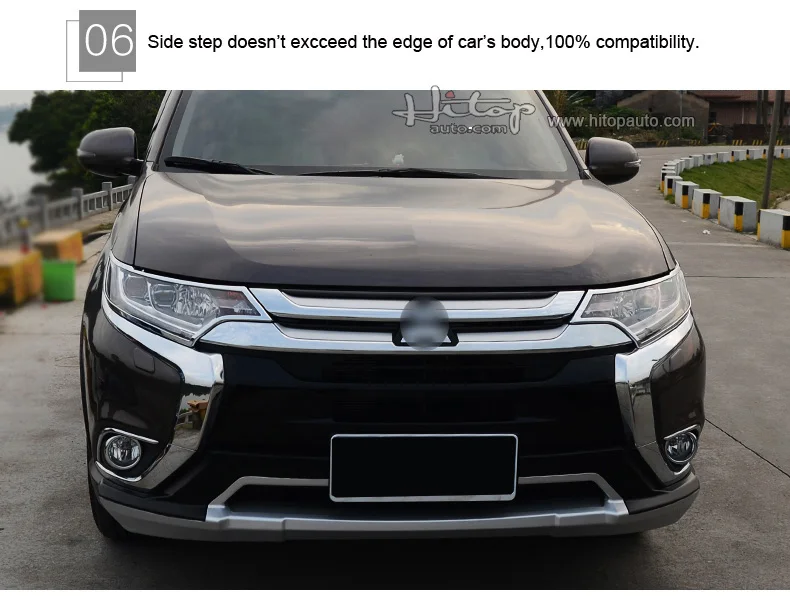 Беговая доска ножная педаль боковой шаг nerf бар для Mitsubishi Outlander 2013-, CXK подлинный, полный возврат, если не может выдержать 4 человек