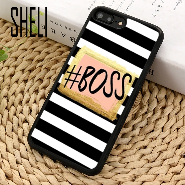 SHELI WOMENS GIRL BOSS BOSSY Phone Case Cover For iPhone 5 6 6s 7 8 plus 11 pro X XR XS max Samsung S6 S7 edge S8 S9 S10 |