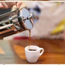 Устройство для приготовления чая, френч-пресс, 304, нержавеющая сталь, Кофеварка, 180 d, высокотемпературный кухонный инструмент, посуда для приготовления чая