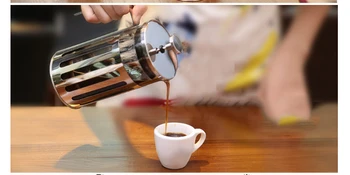 

Tea make Device French Press 304 Stainless Steel Coffee maker 180DHigh temperature Kitchen tool Tea making utensils