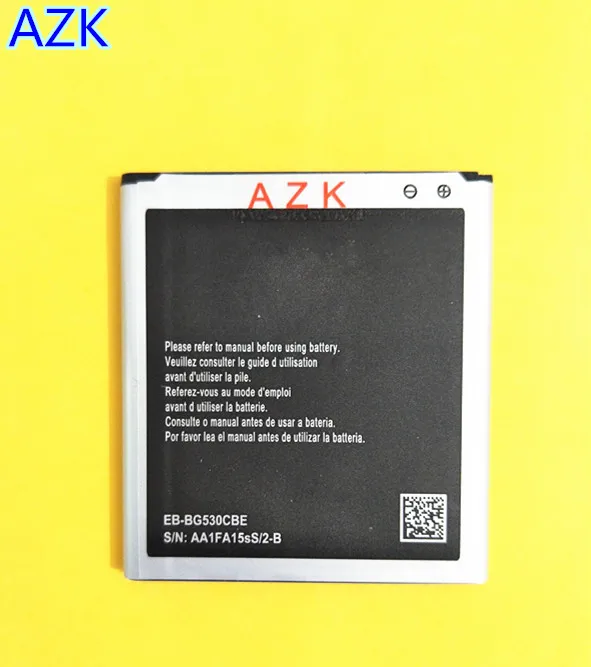 AZK 2600mAh battery for Samsung Galaxy J3 J320 J320FN J5 J500 J500FN Grand Prime G530 G530H G530F Duos Phone EB-BG530BBC AZK 2600mAh battery for Samsung Galaxy J3 J320 J320FN J5 J500 J500FN Grand Prime G530 G530H G530F Duos Phone EB-BG530BBC
