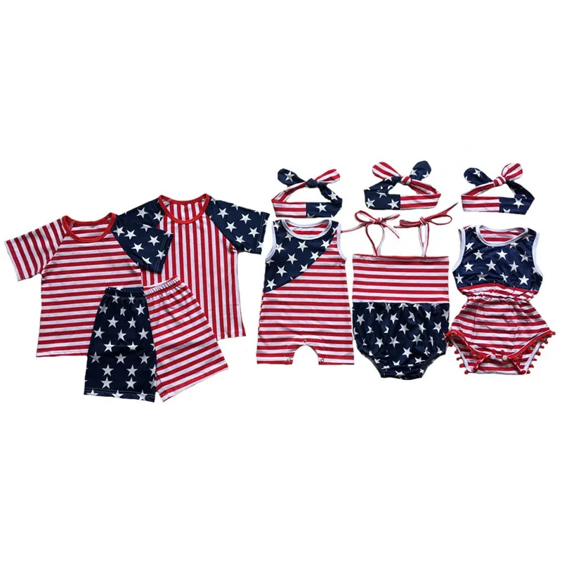 

Newest Summer Baby Romper 4th of July Baby Boy Rompers American Flag Patriotic Day Baby Jumpsuit Baby Clothes Boy Girl Outfits