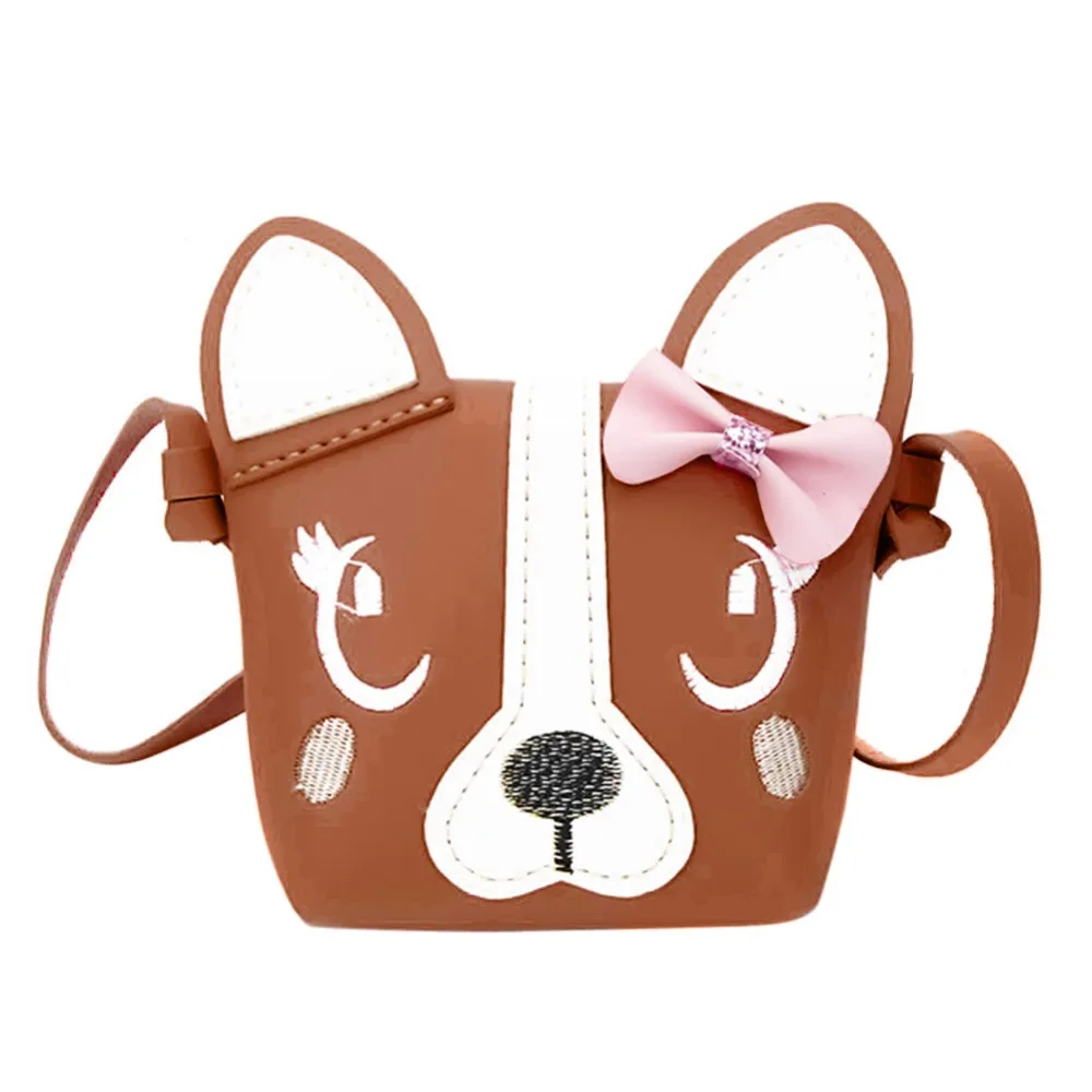 Children Cute Designer Handbag Cartoon Dog Shape Shoulder font b Crossbody b font font b Bag