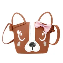 Children Cute Designer Handbag Cartoon Dog Shape Shoulder font b Crossbody b font font b Bag