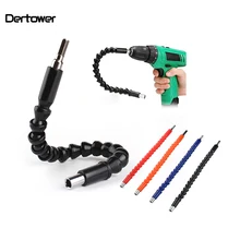 Инструменты для ремонта автомобиля черные 295 мм гибкие биты вала удлинительная Отвертка Держатель Бит Подключение Ссылка электроники дрель 1/" шестигранный хвостовик